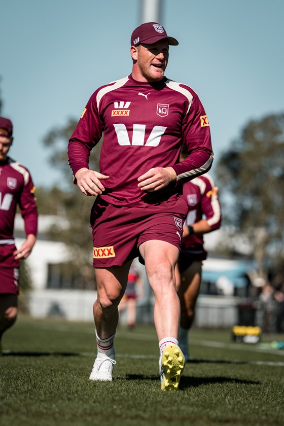 Thomas Flegler at Maroons training.