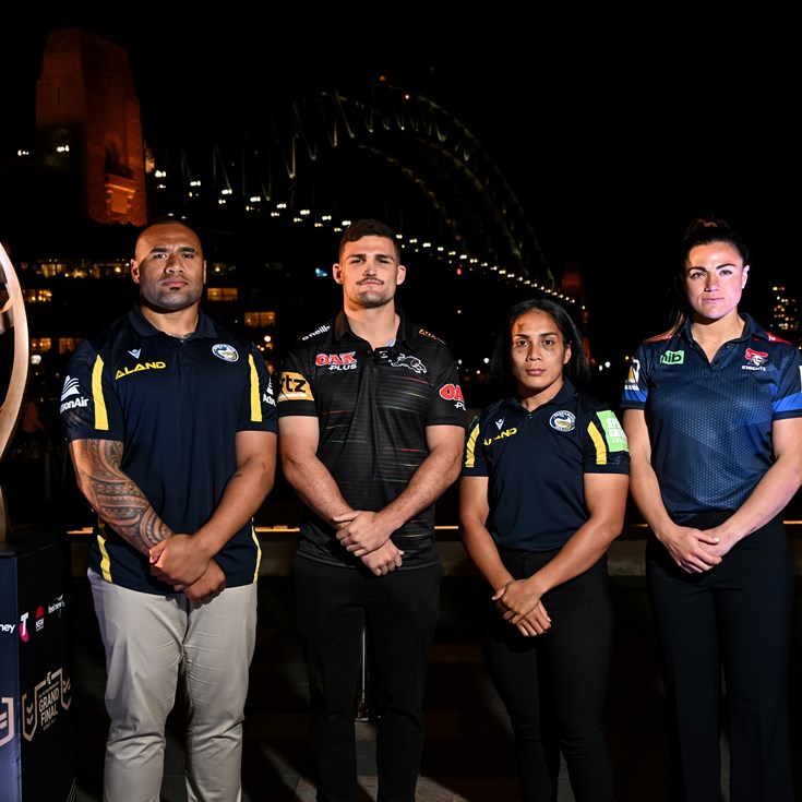 'Back where it belongs': Grand Finals launched in style as Sydney awaits new champions