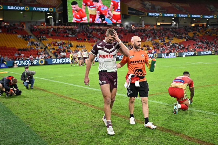 Tom Trbojevic suffered a hamstring injury during Thursday's loss to the Dolphins. 