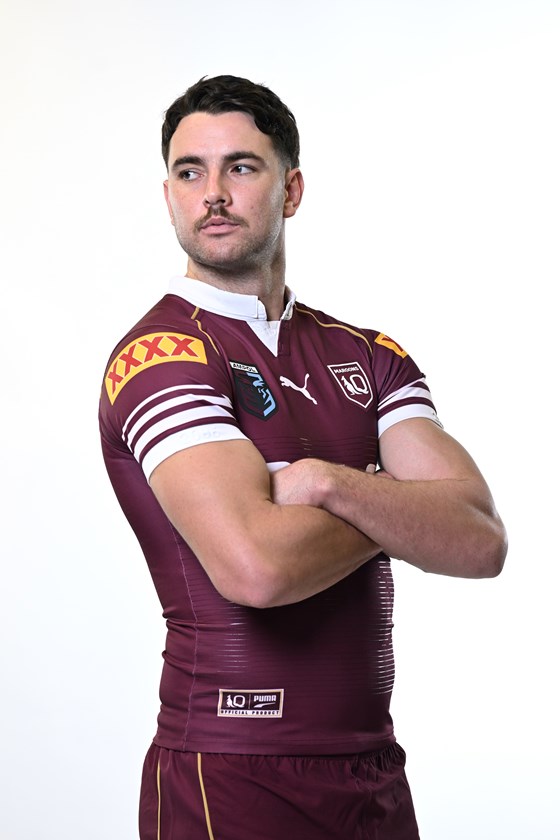 Trent Loiero in Maroons kit.