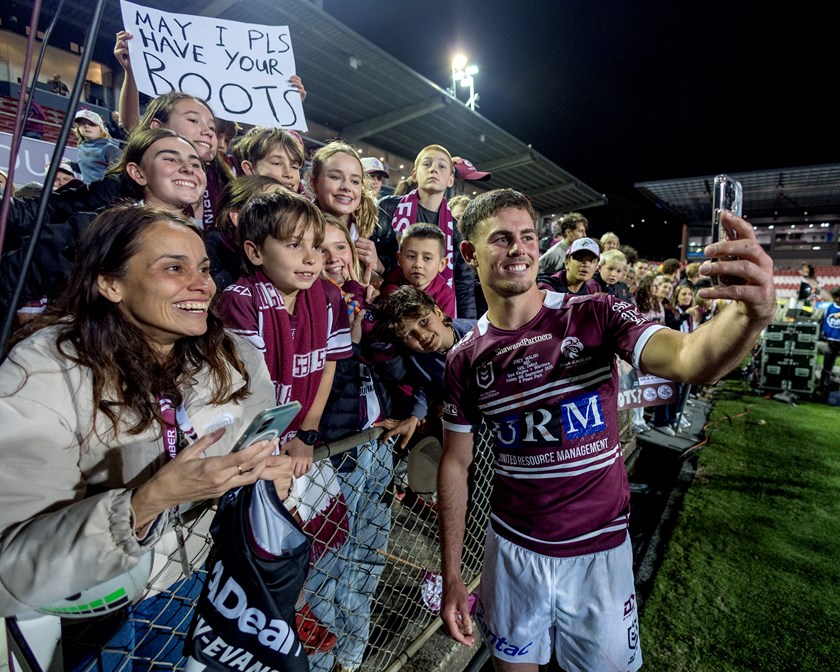 Joey Walsh made his NRL debut in Round 27 last season.