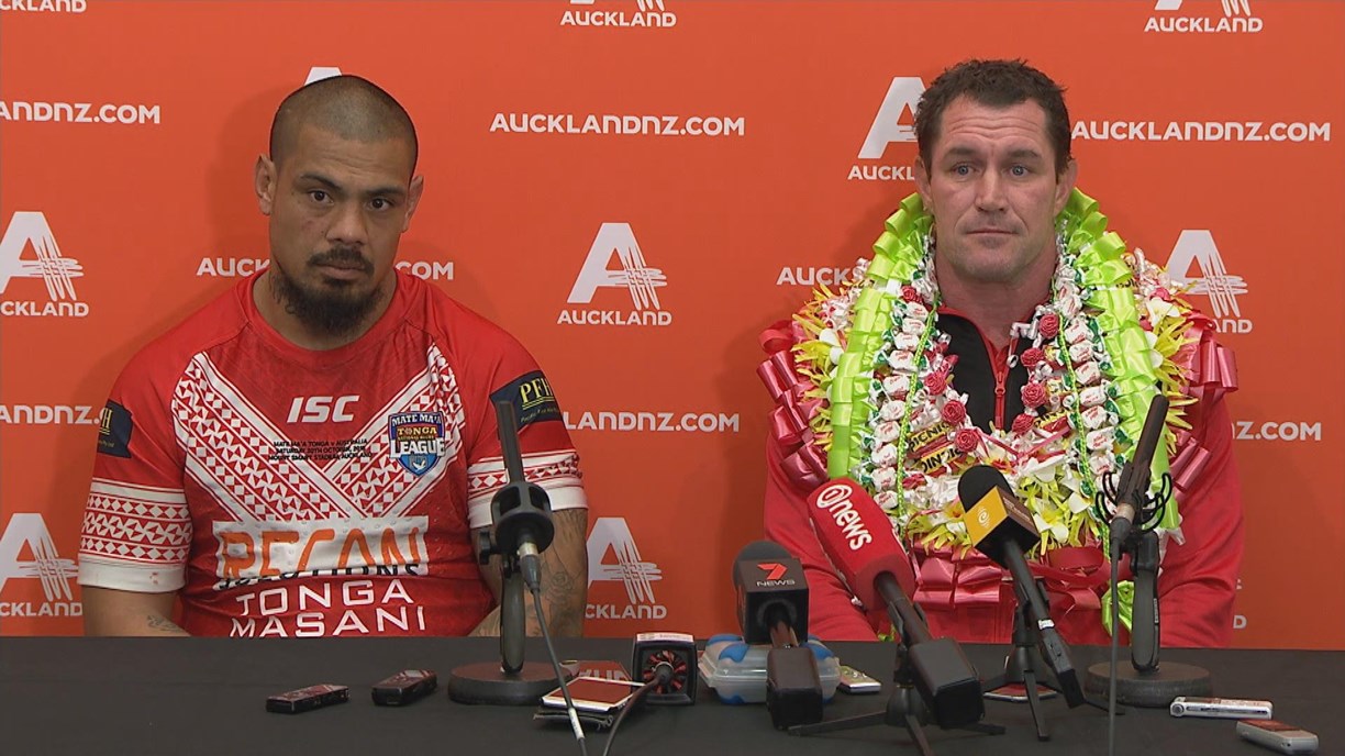 Mate Ma'a Tonga press conference