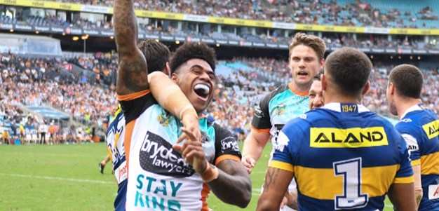 Match Highlights: Wests Tigers v Eels - Round 4; 2018