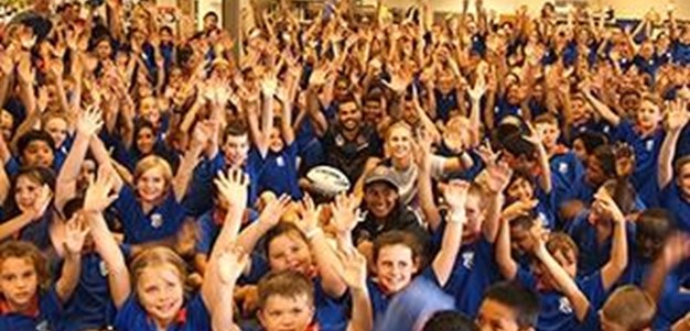 All Stars visit Wavell Heights State School