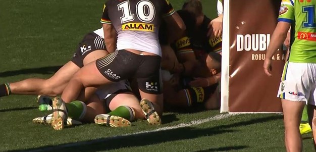 Rd 24: Raiders v Panthers - No Try 55th minute