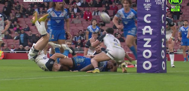 One of the craziest offloads you'll see sends Crichton over