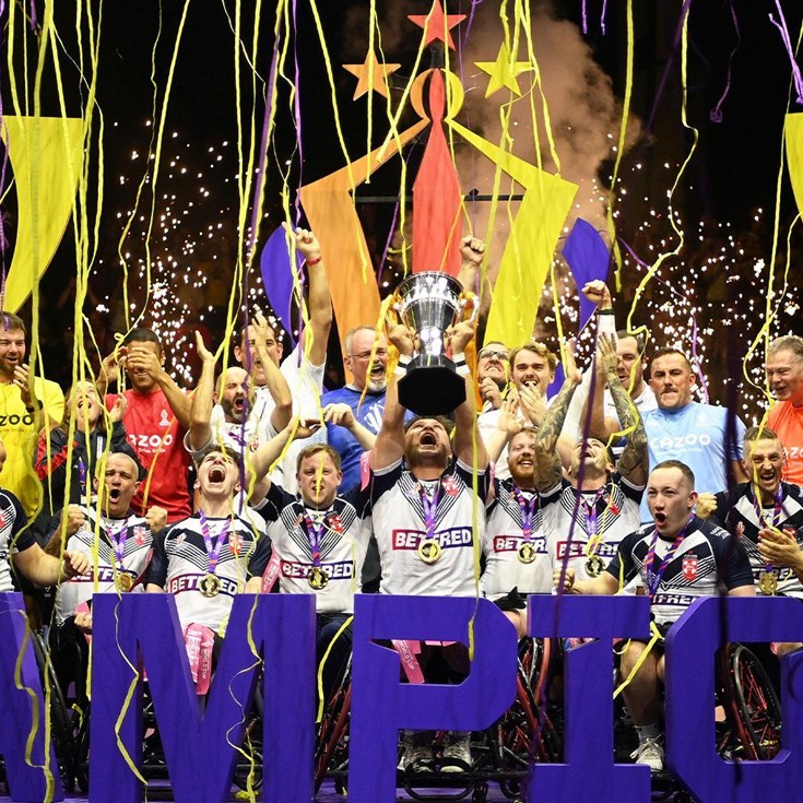 The 2021 Wheelchair Rugby League World Cup Champions