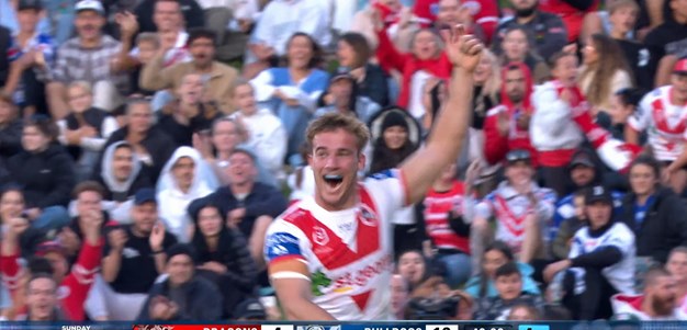 Toby Couchman scores first NRL try