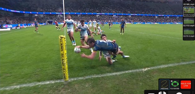 Annesley looks at Gutherson try from another angle