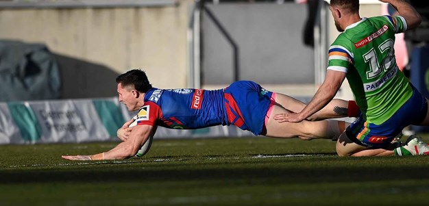 All tries from Canberra Raiders v Newcastle Knights