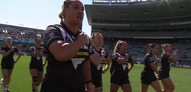 The Ferns with a powerful Haka