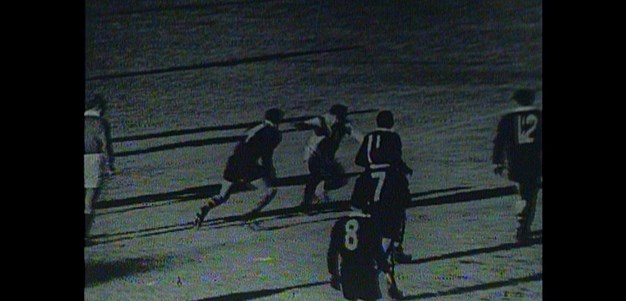 Ron Lynch crosses against the Lions