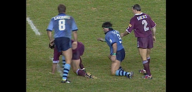 Willie Carne's 1994 State of Origin Game I try