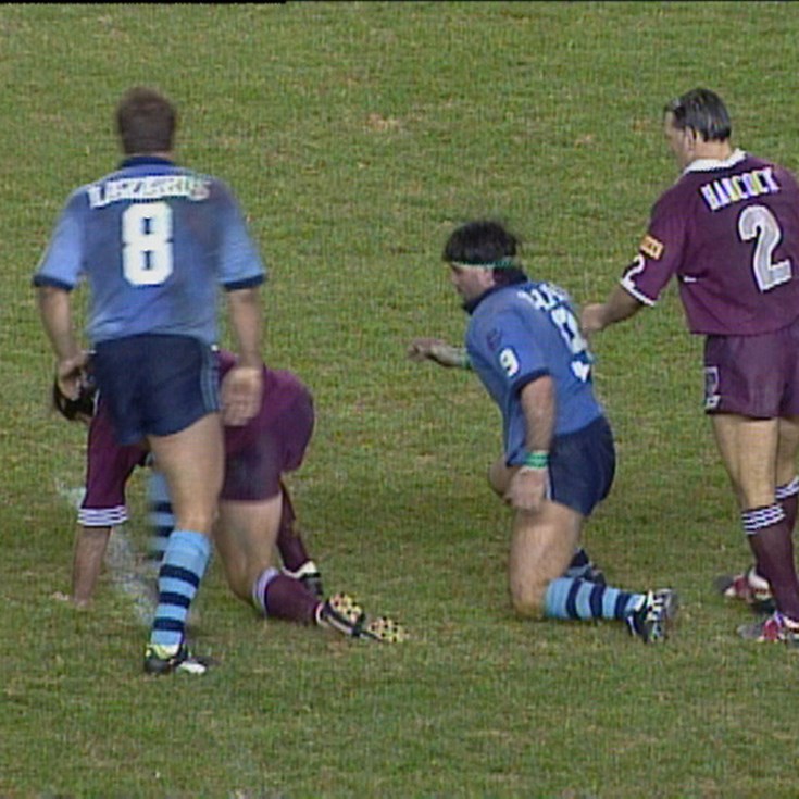 Willie Carne's 1994 State of Origin Game I try
