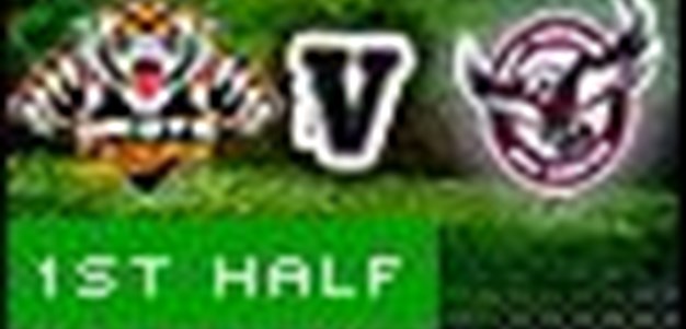 Full Match Replay: Wests Tigers v Manly-Warringah Sea Eagles (1st Half) - Round 1, 2010