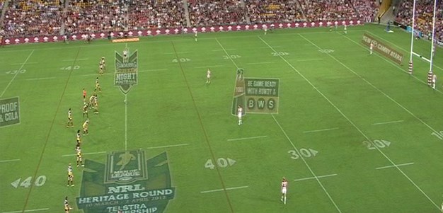 Full Match Replay: Brisbane Broncos v St George-Illawarra Dragons (1st Half) - Round 5, 2012