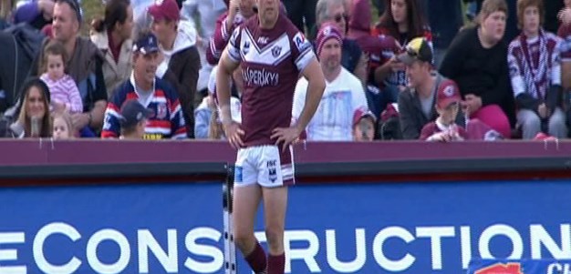 Full Match Replay: Manly-Warringah Sea Eagles v Sydney Roosters (1st Half) - Round 11, 2012