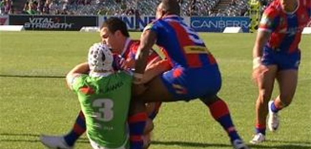 Full Match Replay: Canberra Raiders v Newcastle Knights (1st Half) - Round 6, 2014