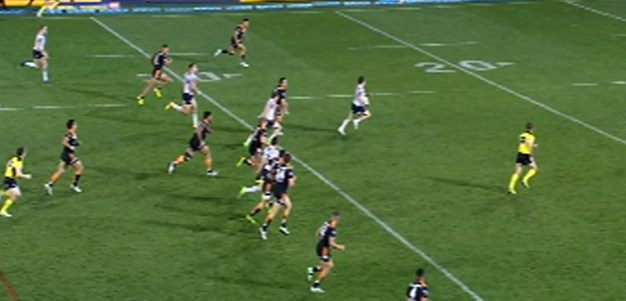 Rd 14: Tigers v Roosters - Try 45th minute - Mitchell Pearce