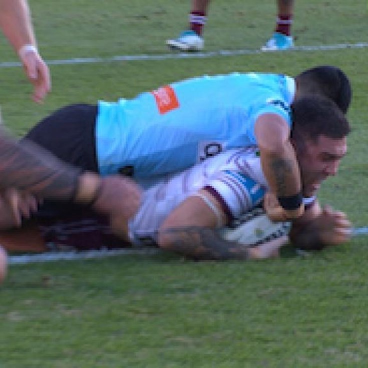 Full Match Replay: Cronulla-Sutherland Sharks v Manly-Warringah Sea Eagles (1st Half) - Round 16, 2017
