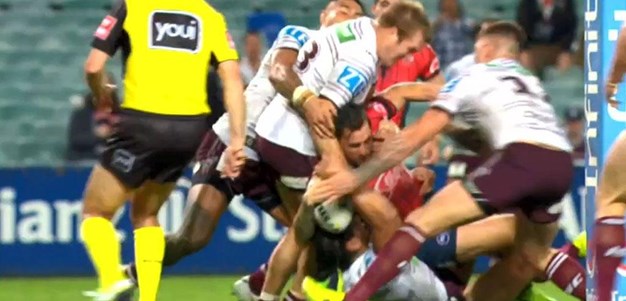 Rd 5: Rooster v Sea Eagles - No Try 68th minute - Mitchel Pearce