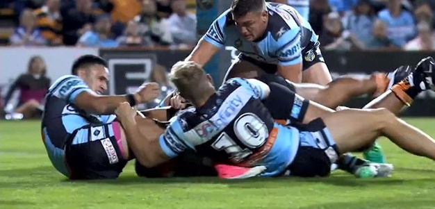Rd 9: Tigers v Sharks - No Try 51st minute