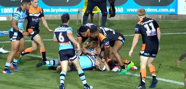Rd 9: Tigers v Sharks - No Try 12th minute