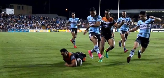 Rd 9: Tigers v Sharks - No Try 2nd minute