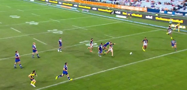 Rd 8: Tigers v Bulldogs - No Try 68th minute - Chris Lawrence
