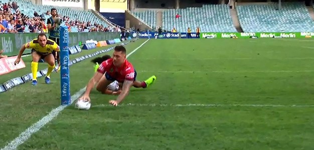 Rd 5: Rooster v Sea Eagles - Try 13th minute - Shaun Kenny-Dowall