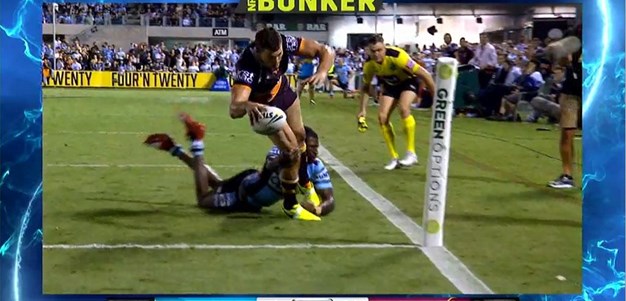 Rd 1: Sharks v Broncos - Try 46th minute - Corey Oates