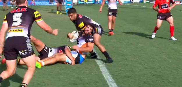 Rd 2: Tigers v Panthers - No Try 47 minute - James Tedesco