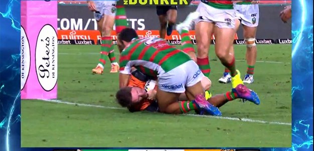 Rd 1: Rabbitohs v Tigers - Try 25th minute - Chris Lawrence