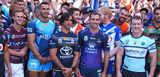 NRL season launched at Martin Place