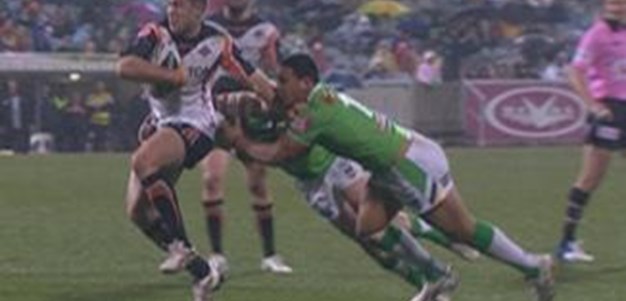 Full Match Replay: Canberra Raiders v Wests Tigers (1st Half) - Round 13, 2012