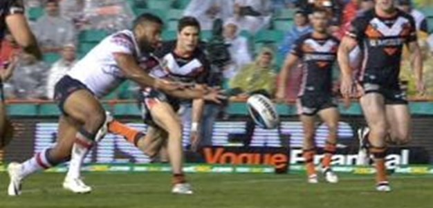 Full Match Replay: Wests Tigers v Sydney Roosters (1st Half) - Round 23, 2014