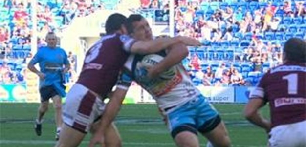 Full Match Replay: Gold Coast Titans v Manly-Warringah Sea Eagles (1st Half) - Round 23, 2014