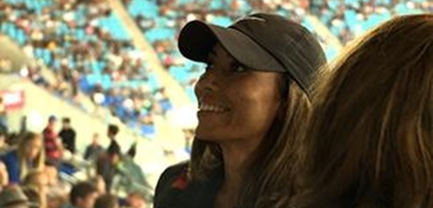 Cheyenne Woods checks out the All Stars