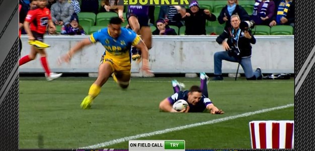 FW 1: Storm v Eels - Try 50th minute - Billy Slater