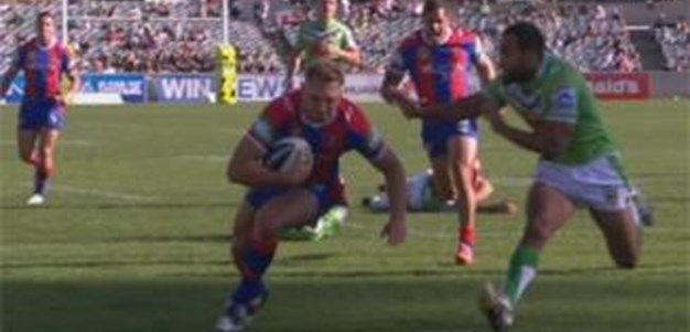 Full Match Replay: Canberra Raiders v Newcastle Knights (1st Half) - Round 9, 2013