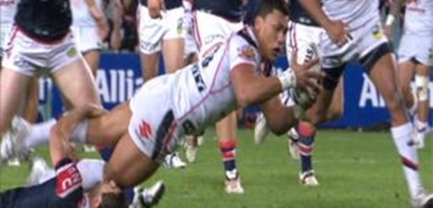 Full Match Replay: Sydney Roosters v Warriors (1st Half) - Round 14, 2013