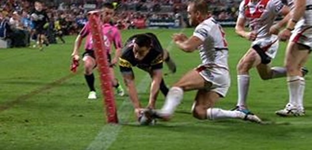 Full Match Replay: St George-Illawarra Dragons v Penrith Panthers (1st Half) - Round 11, 2013