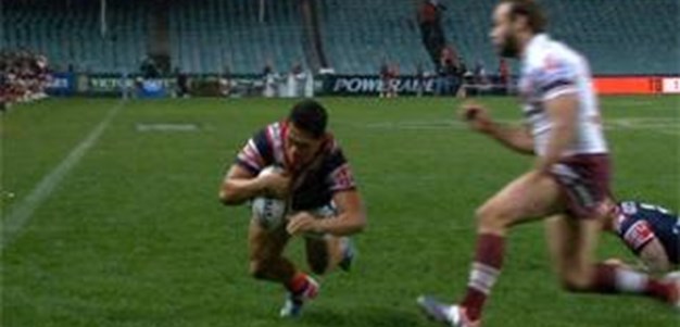 Full Match Replay: Sydney Roosters v Manly-Warringah Sea Eagles (1st Half) - Round 16, 2013