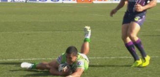 Full Match Replay: Canberra Raiders v Melbourne Storm (1st Half) - Round 21, 2013