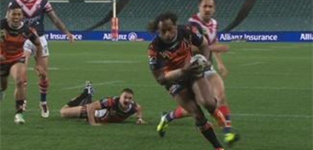 Full Match Replay: Wests Tigers v Sydney Roosters (1st Half) - Round 23, 2013