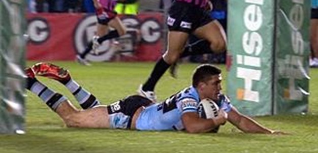 Full Match Replay: Cronulla-Sutherland Sharks v Sydney Roosters (1st Half) - Round 24, 2013