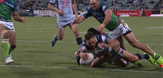 Full Match Replay: Canberra Raiders v North Queensland Cowboys (1st Half) - Round 17, 2017