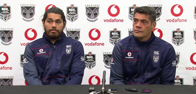 Warriors press conference - Round 12
