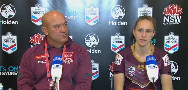 Maroons press conference - Women's State of Origin