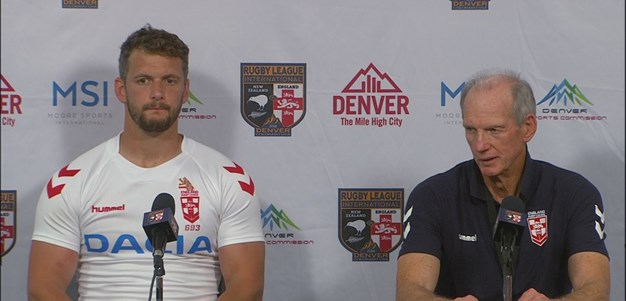 England press conference - Denver Test